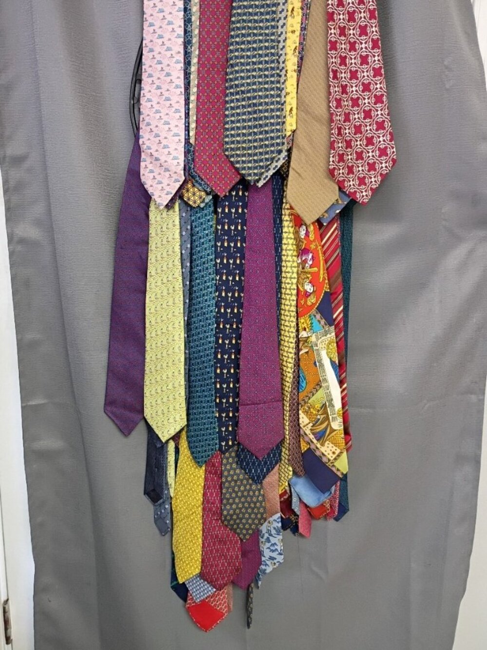 ❤️LOT 50 HERMES FRANCE Silk Neckties Ties Excellent